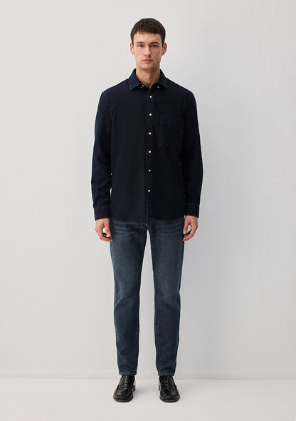 Navy Denim Shirt