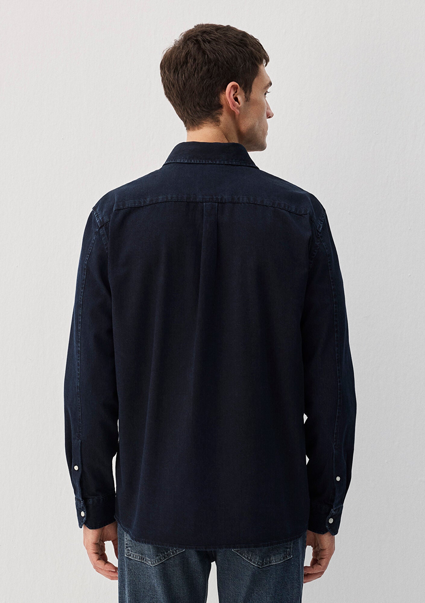 Navy Denim Shirt