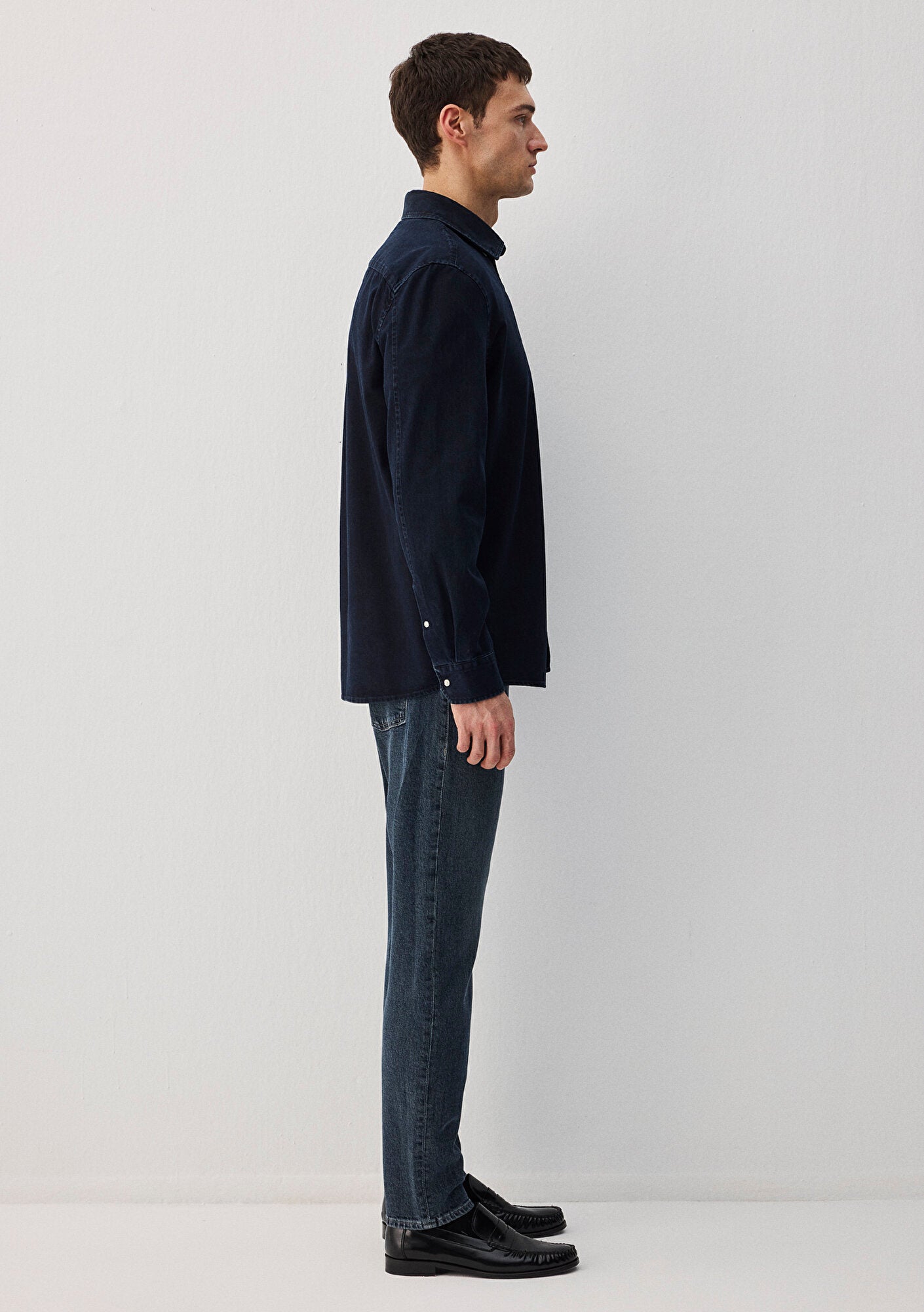 Navy Denim Shirt
