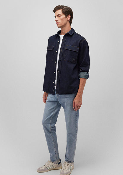 Navy Denim Shirt