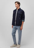 Navy Denim Shirt