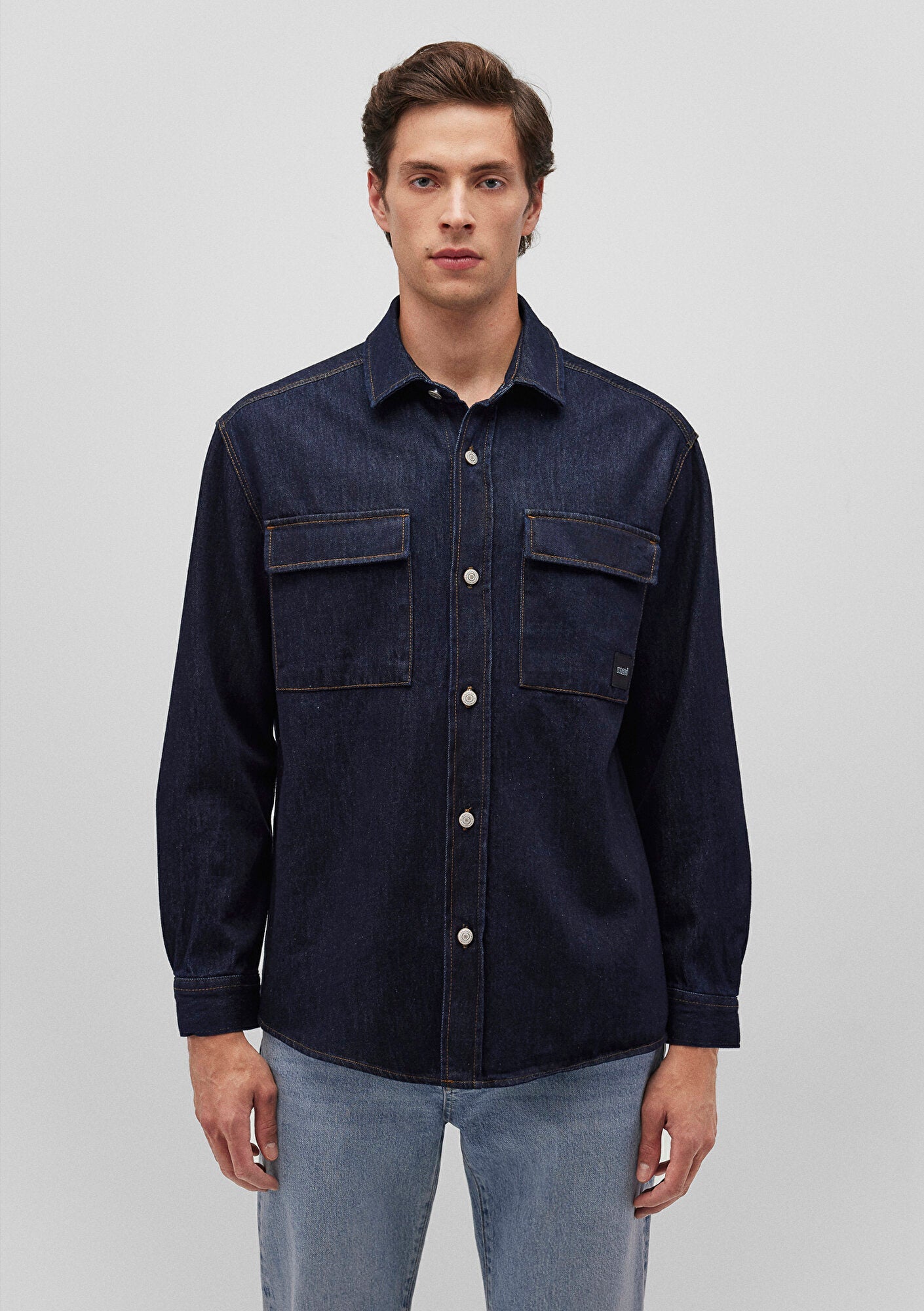 Navy Denim Shirt