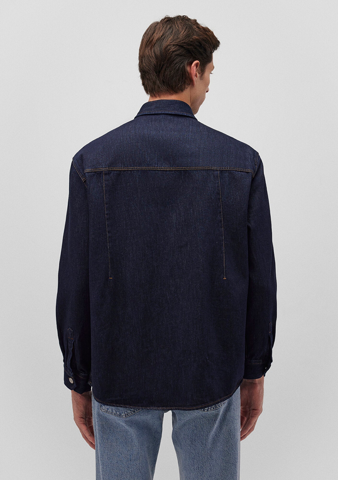 Navy Denim Shirt