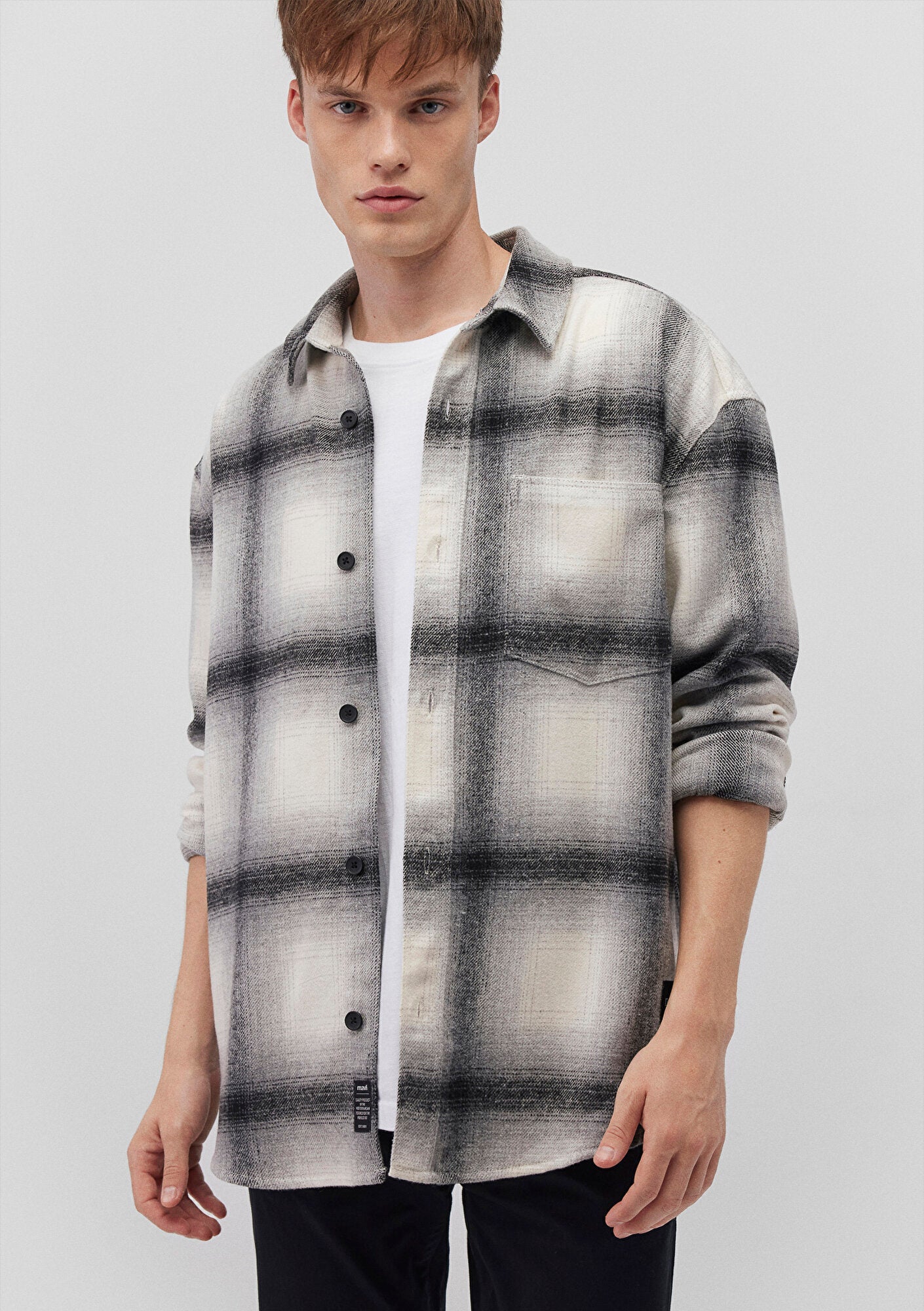 Beige Checkered Shirt