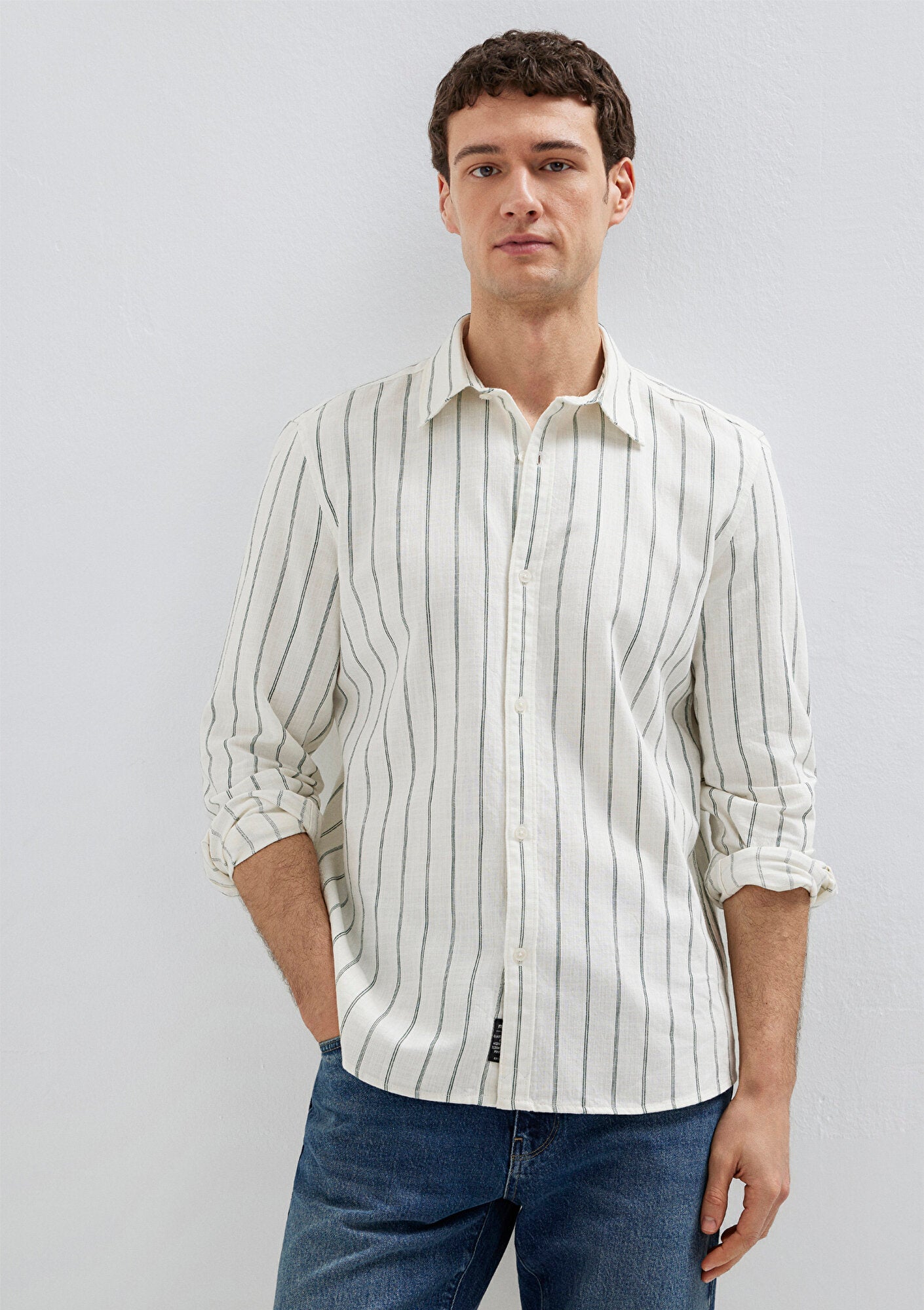 Green Linen Shirt