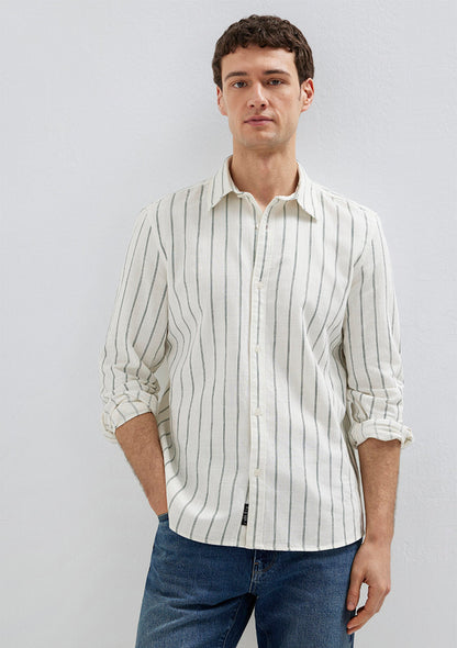 Green Linen Shirt