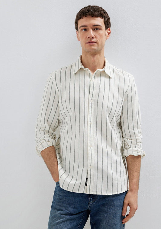 Green Linen Shirt