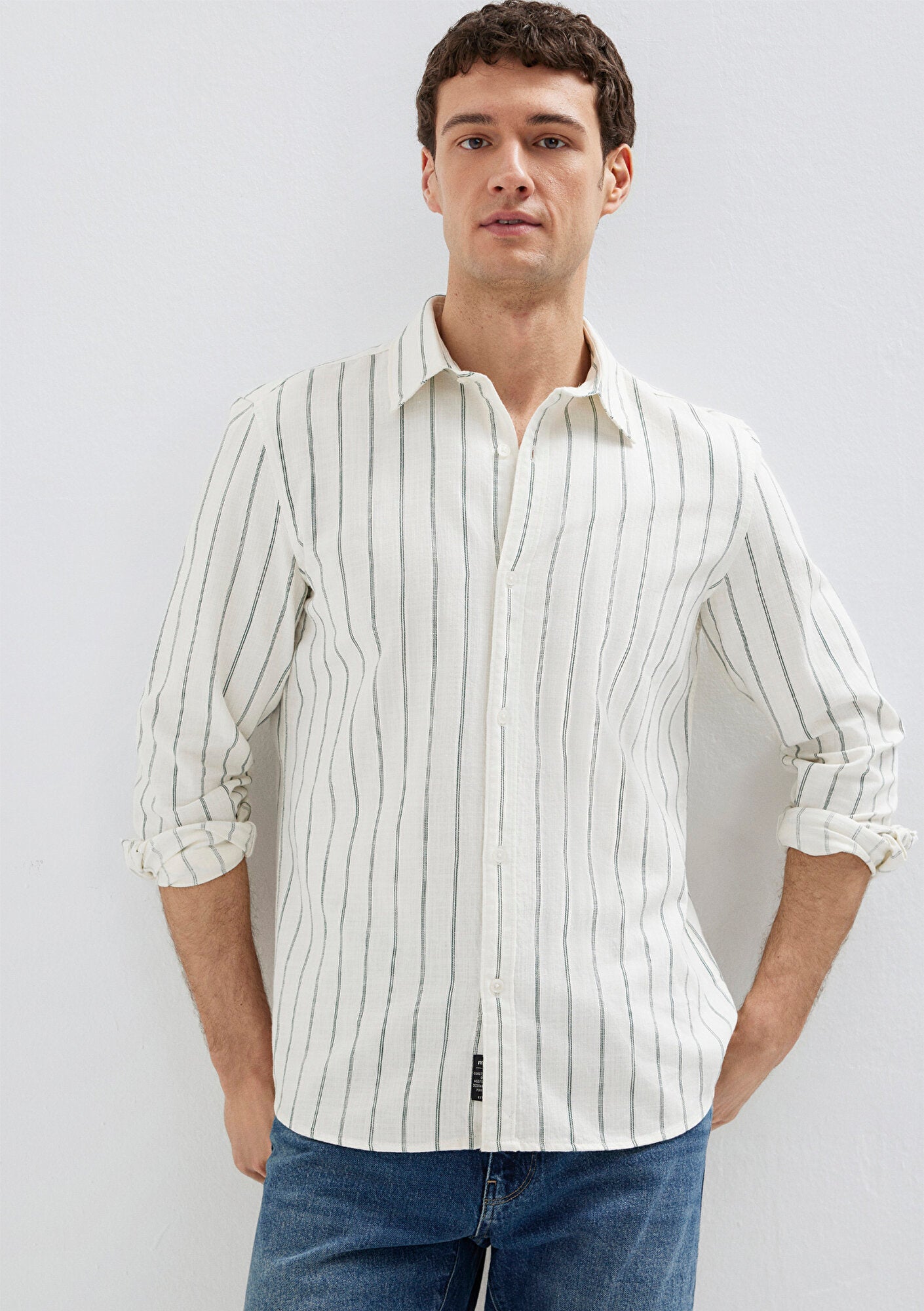 Green Linen Shirt