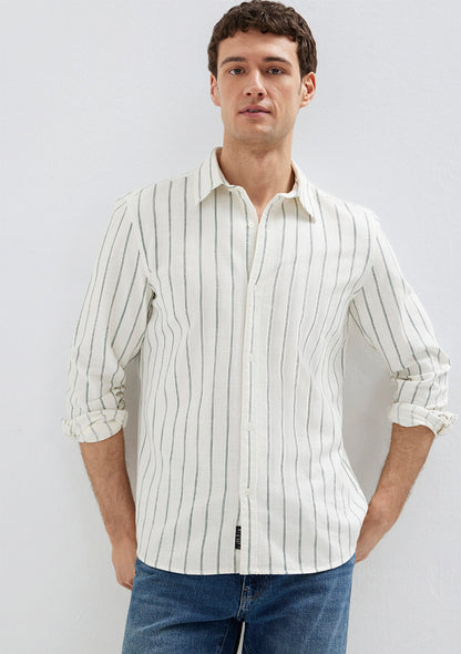 Green Linen Shirt