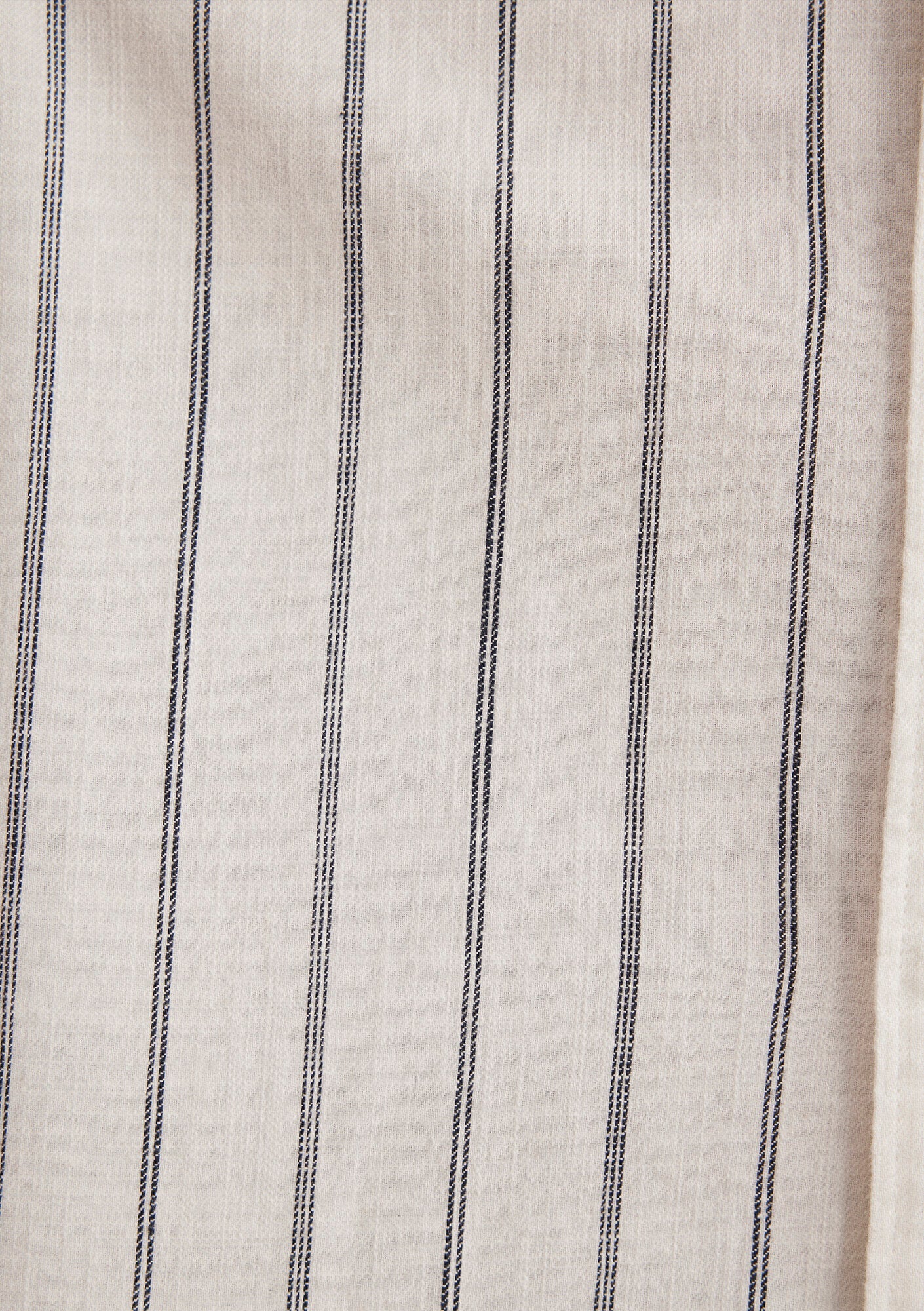 Linen Mix Striped Shirt
