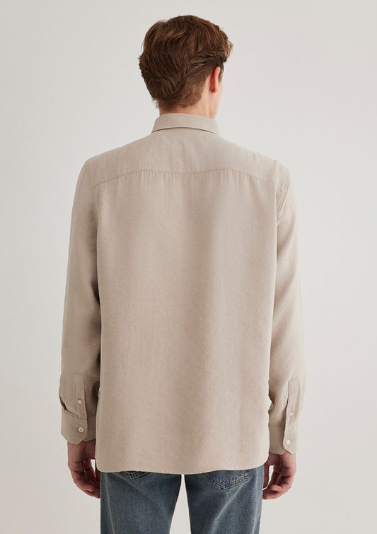 Beige Modal Shirt