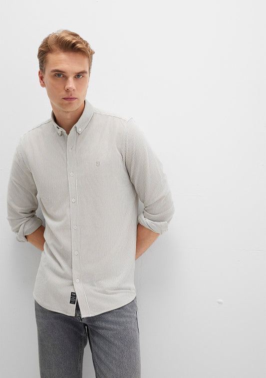 Striped Green Shirt
