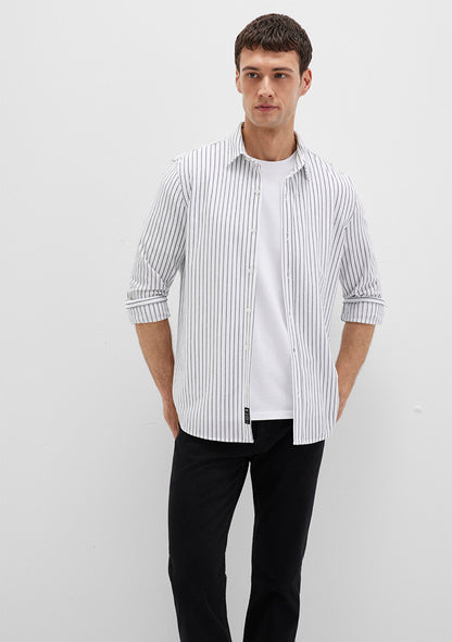 Striped White Color Shirt