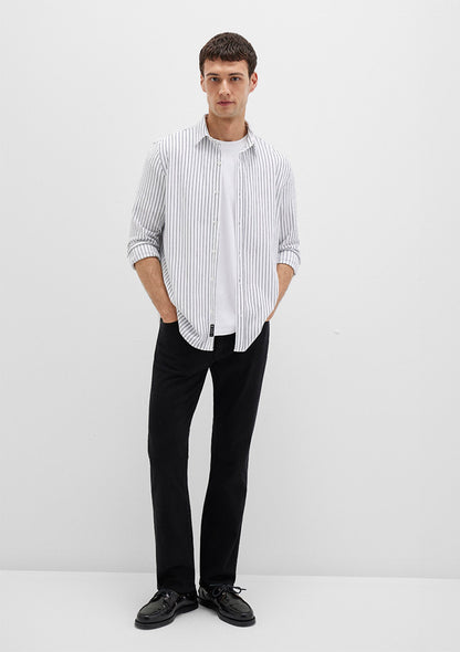 Striped White Color Shirt