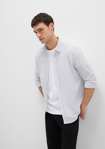 Striped White Color Shirt