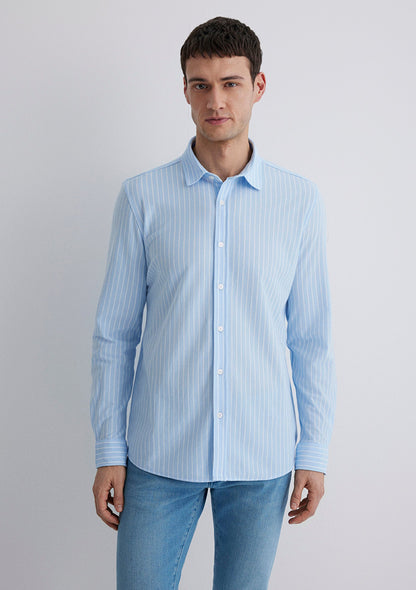 Striped Blue Shirt