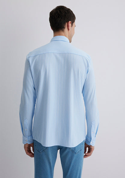 Striped Blue Shirt
