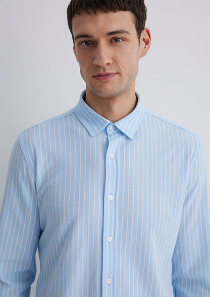 Striped Blue Shirt