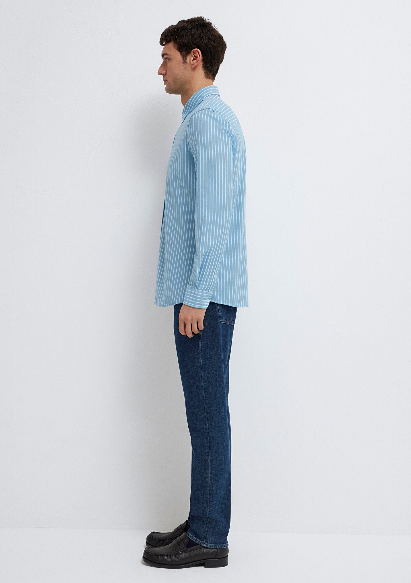 Striped Blue Shirt