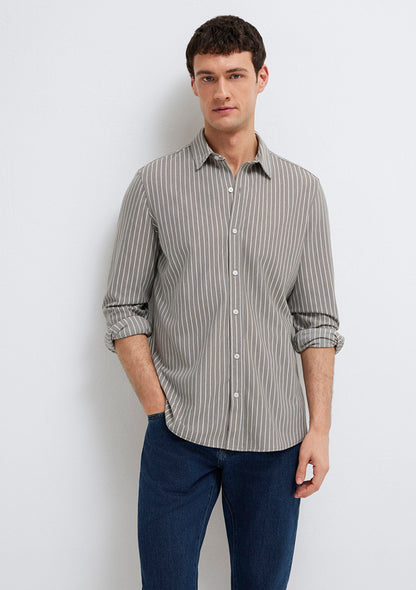 Striped Grey Shirt