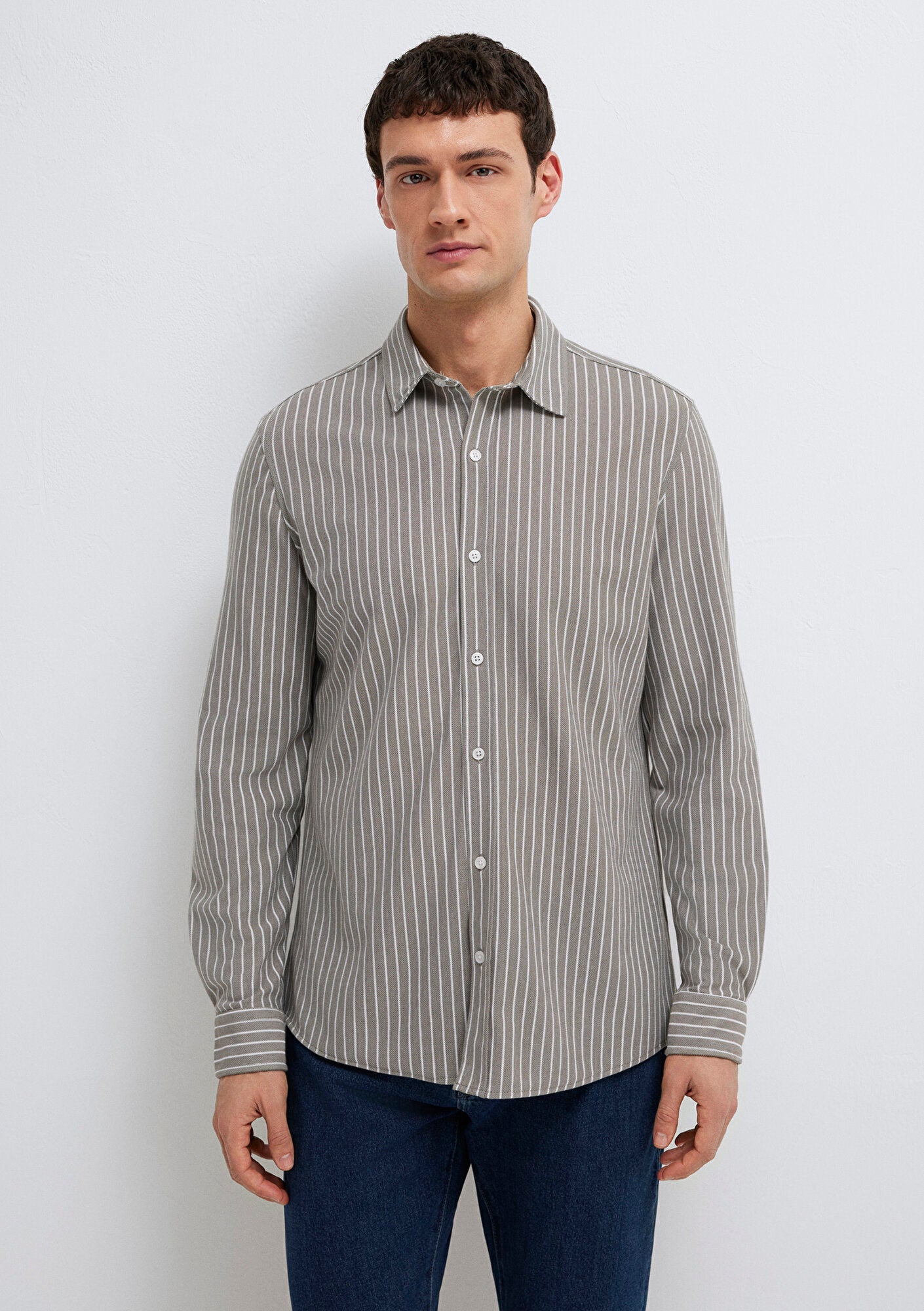 Striped Grey Shirt