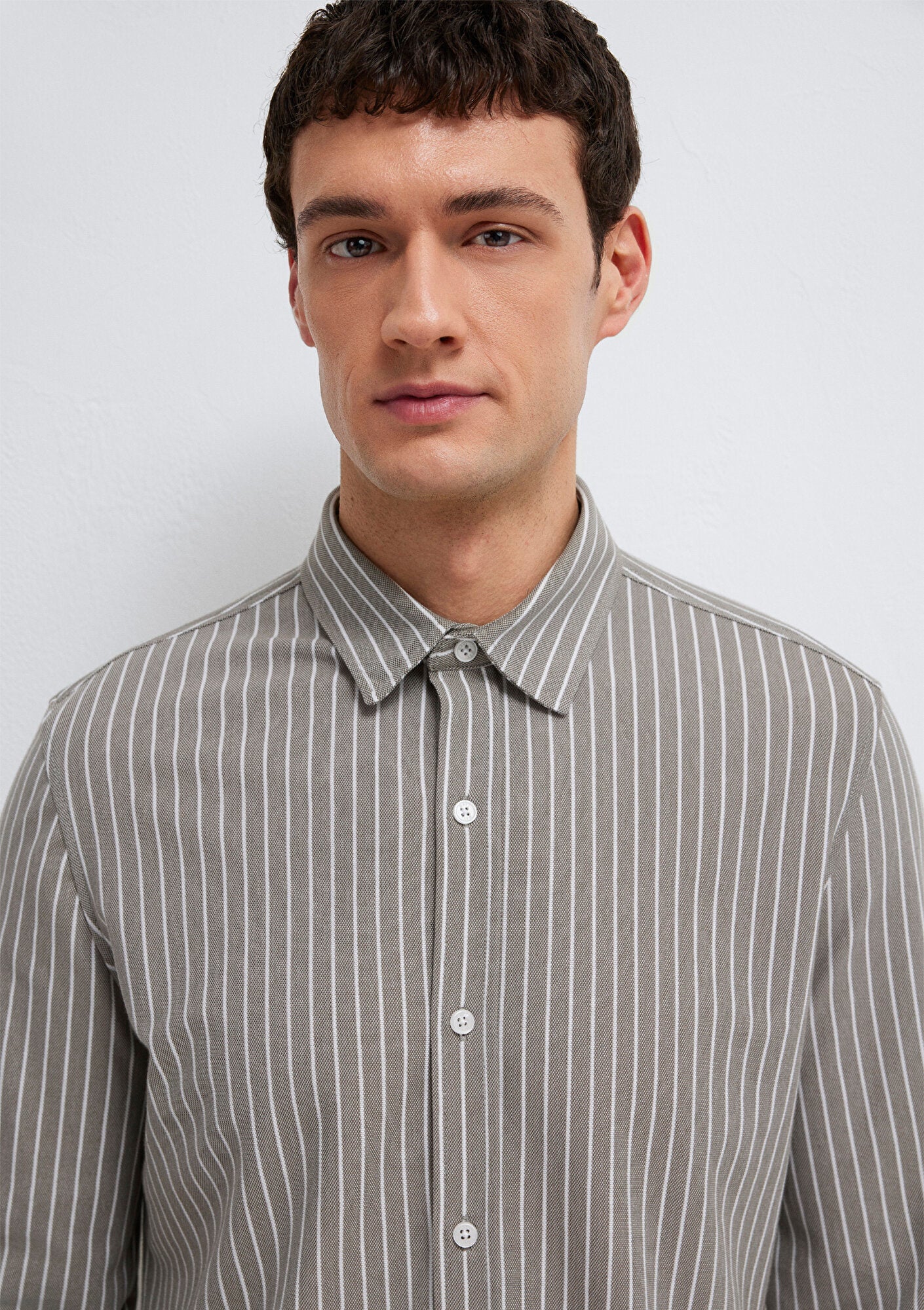 Striped Grey Shirt