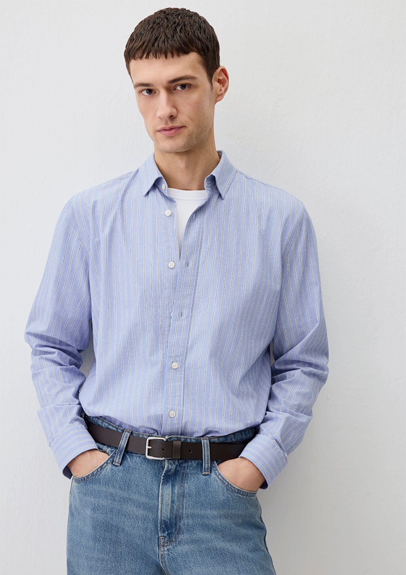 Striped Blue Shirt