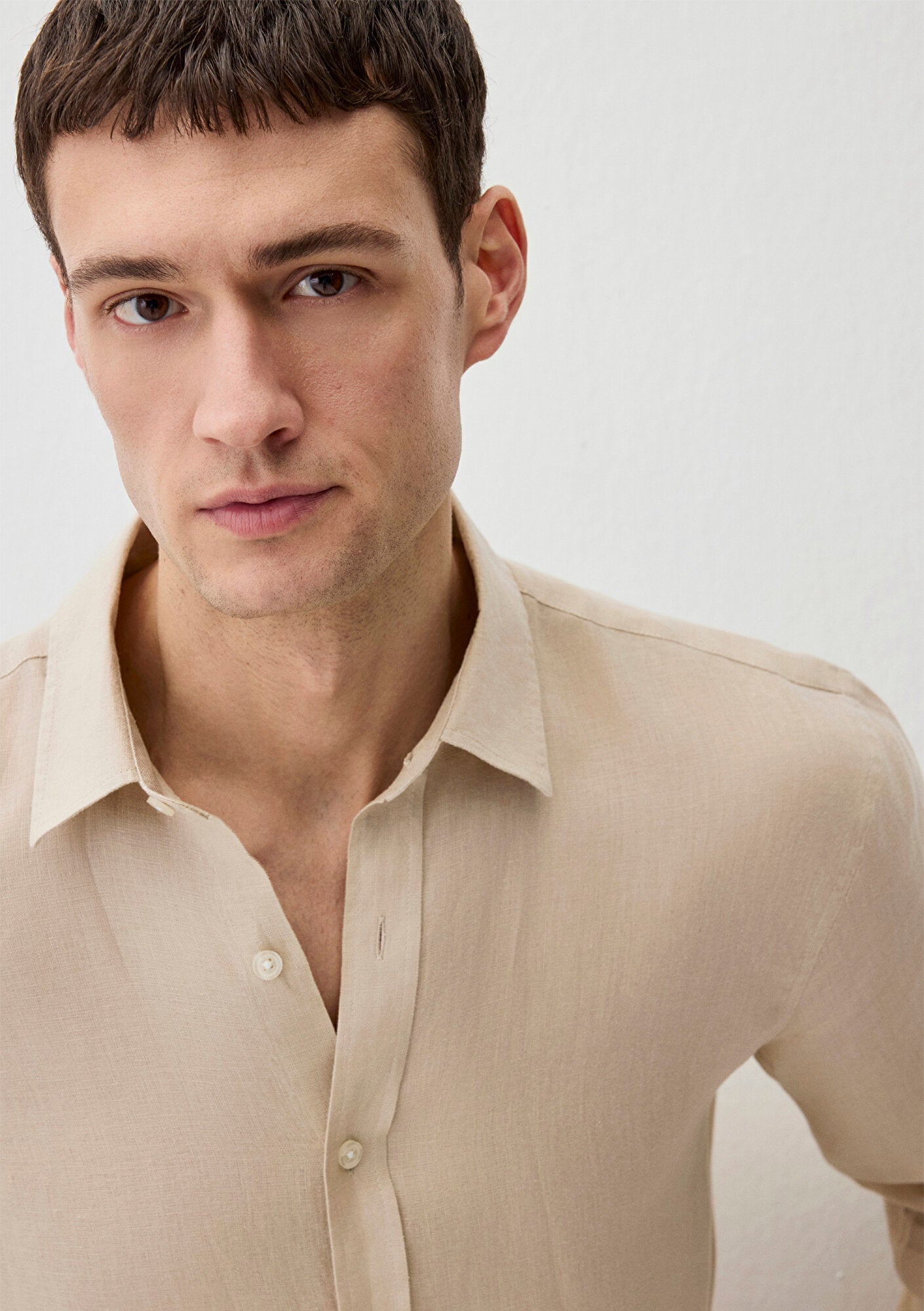Ecru Linen Shirt