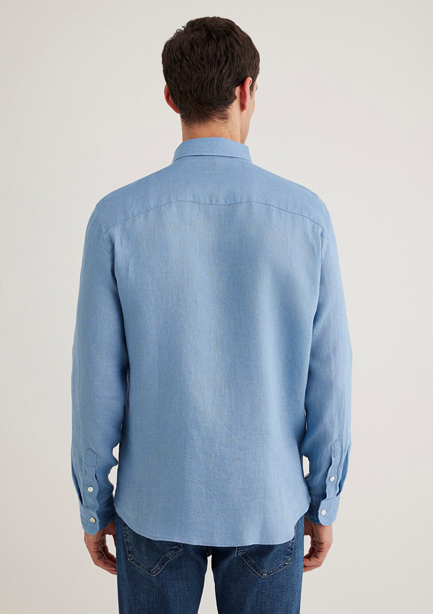 Blue Linen Shirt
