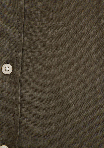 Khaki Linen Shirt