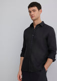 Black Linen Shirt