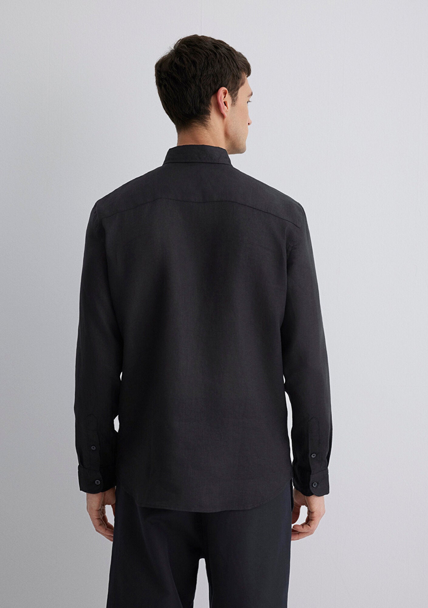 Black Linen Shirt