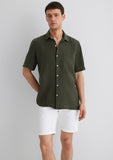 Anthracite Linen Shirt