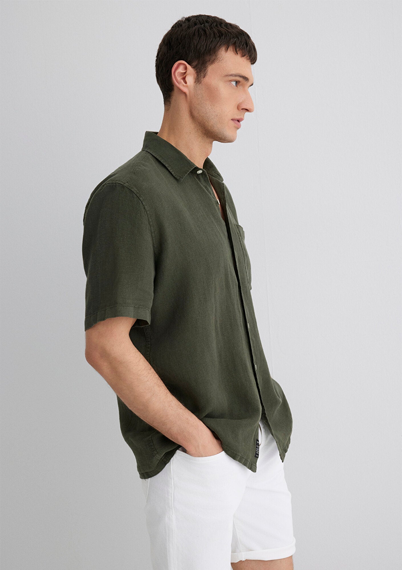 Anthracite Linen Shirt