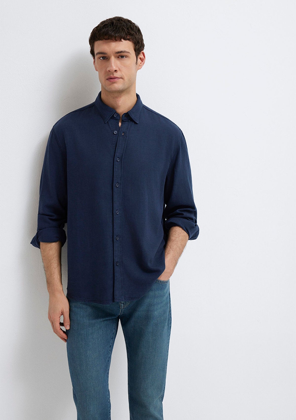 Navy (Tencel™) Shirt