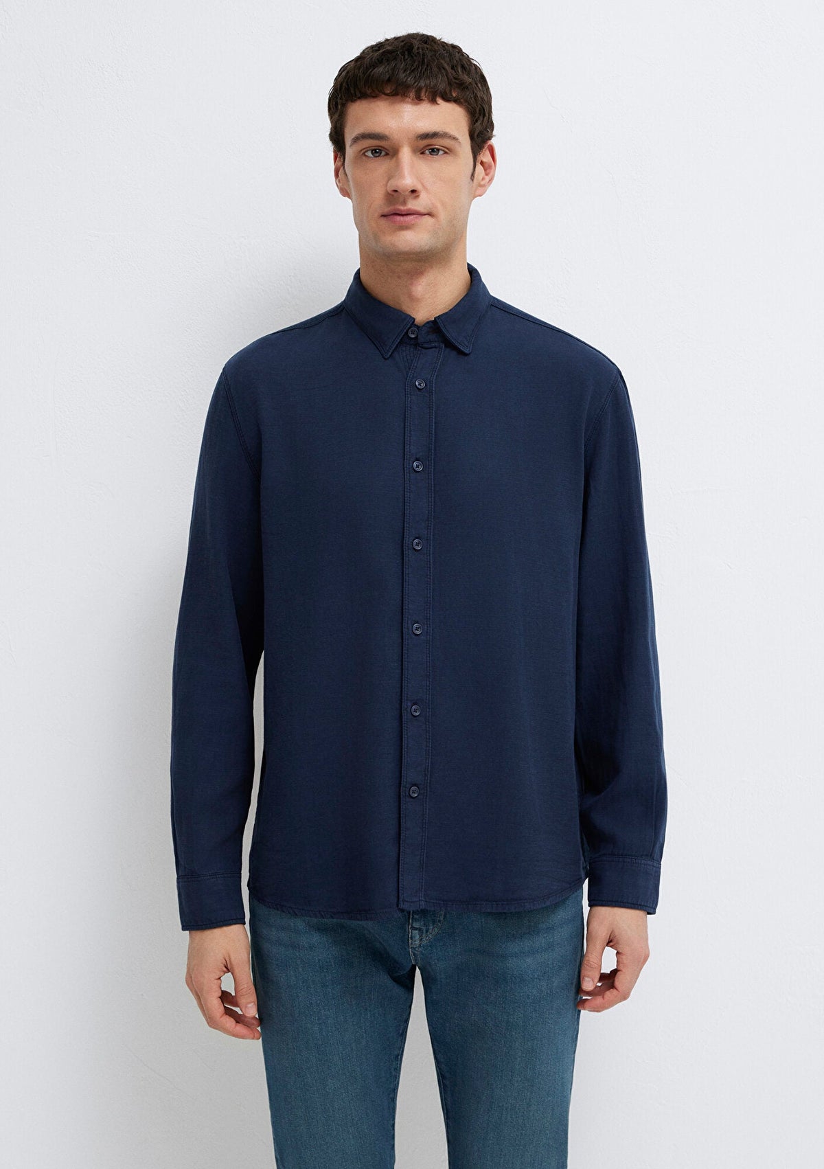 Navy (Tencel™) Shirt
