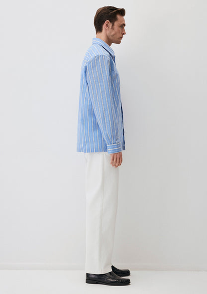 Striped Blue Shirt