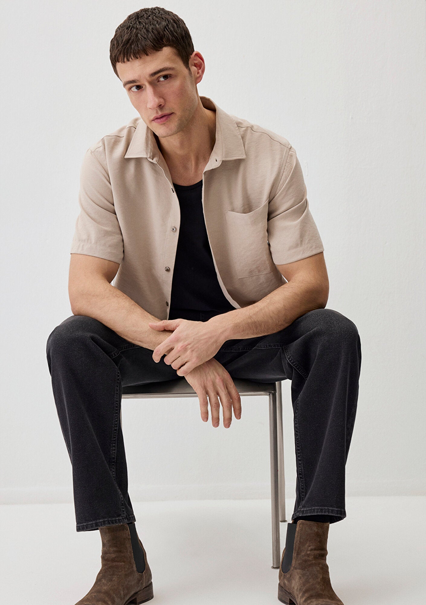 Short Sleeve Tencel TM Modal Shirt