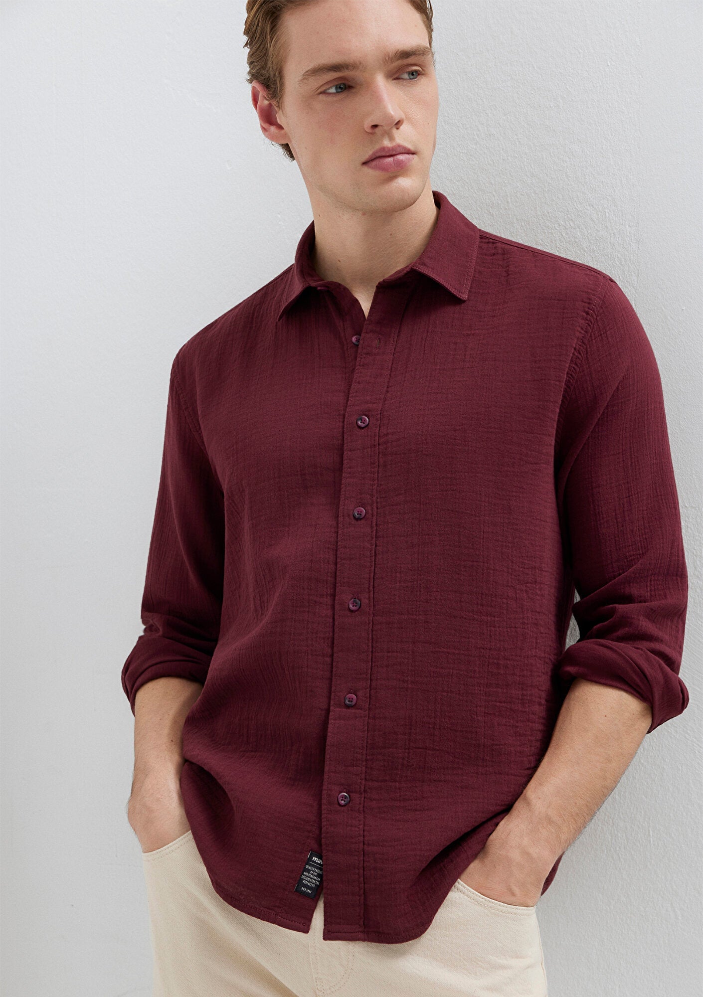 Burgundy Shirt