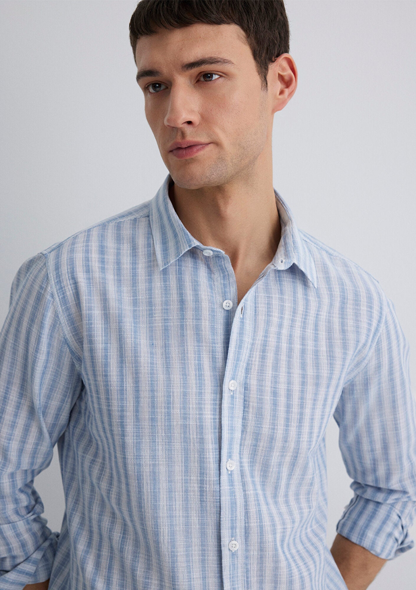 Striped Blue Shirt