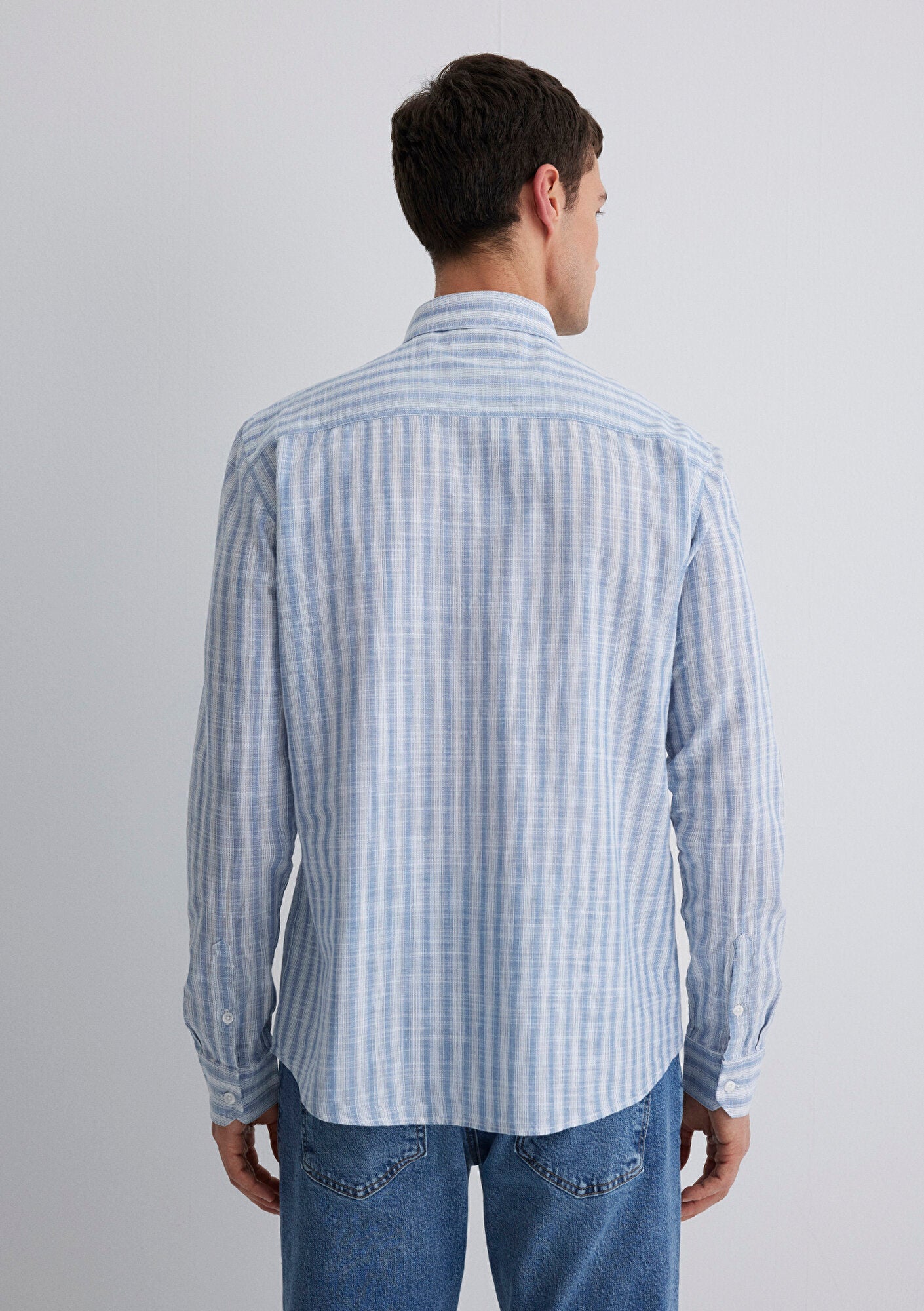 Striped Blue Shirt