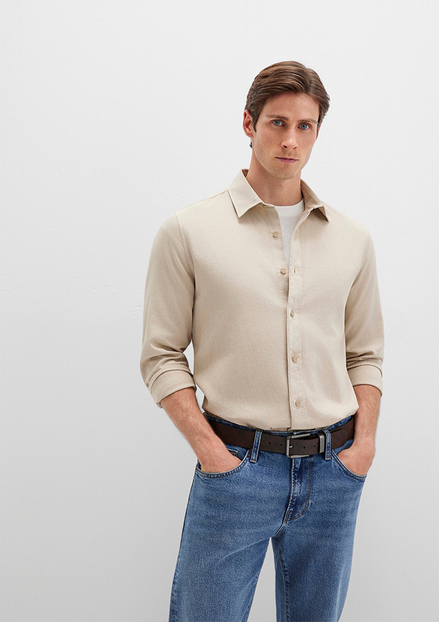 Beige Shirt