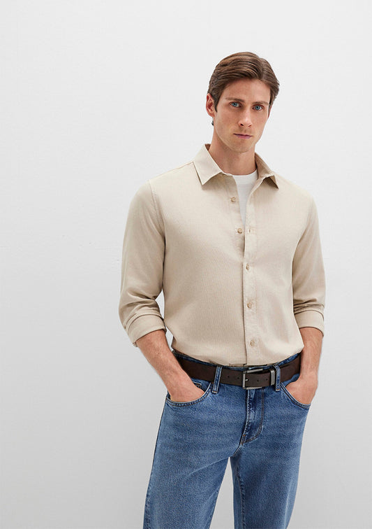 Beige Shirt
