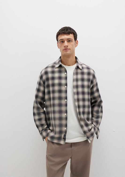 Checkered Grey Shirt