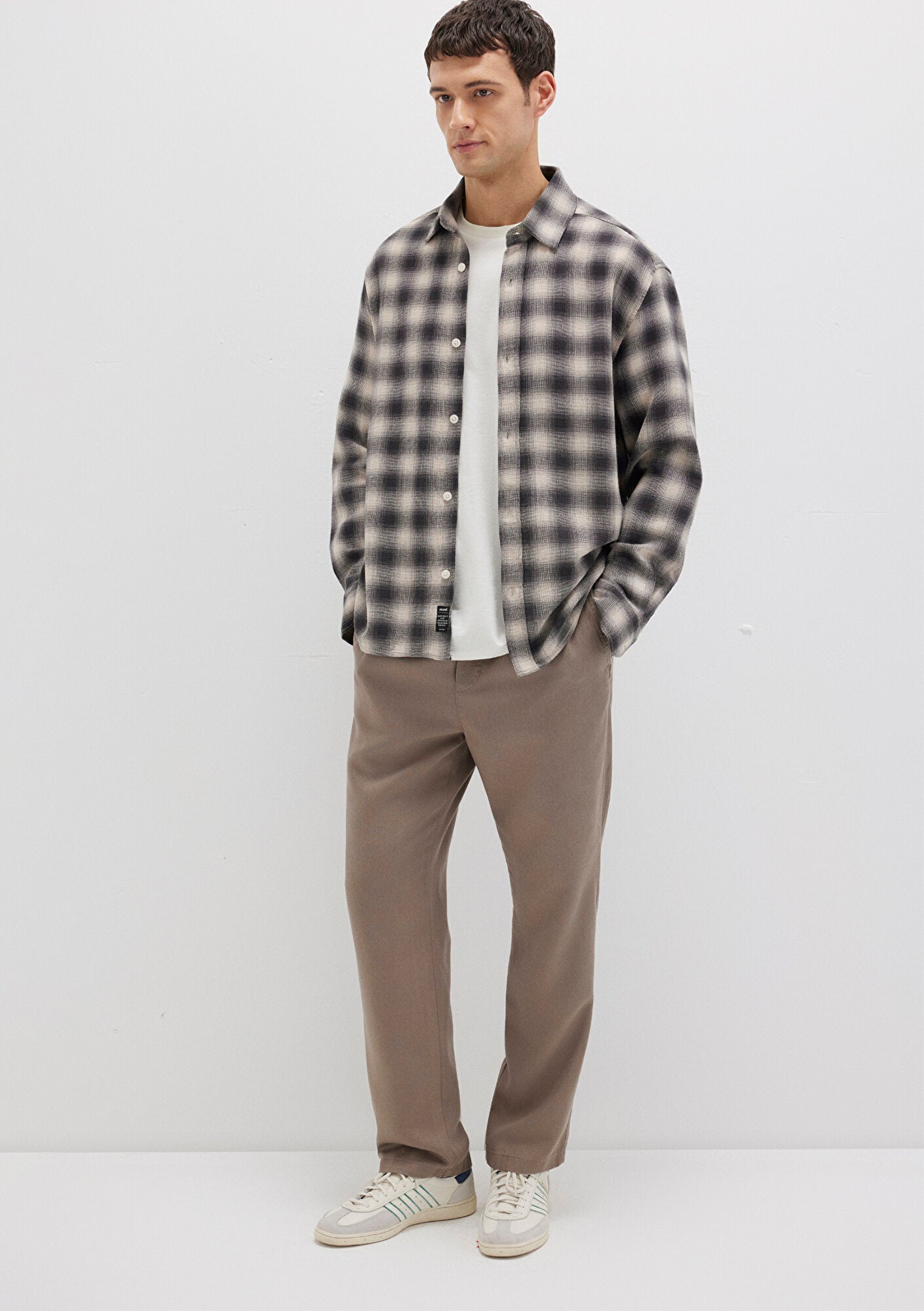 Checkered Grey Shirt