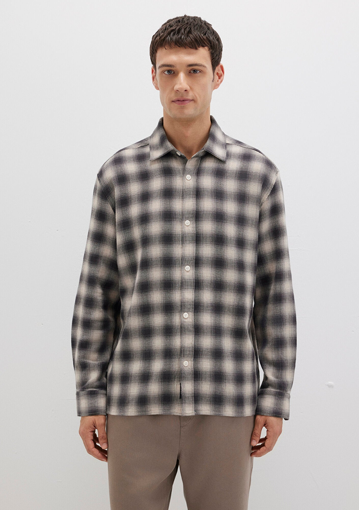 Checkered Grey Shirt