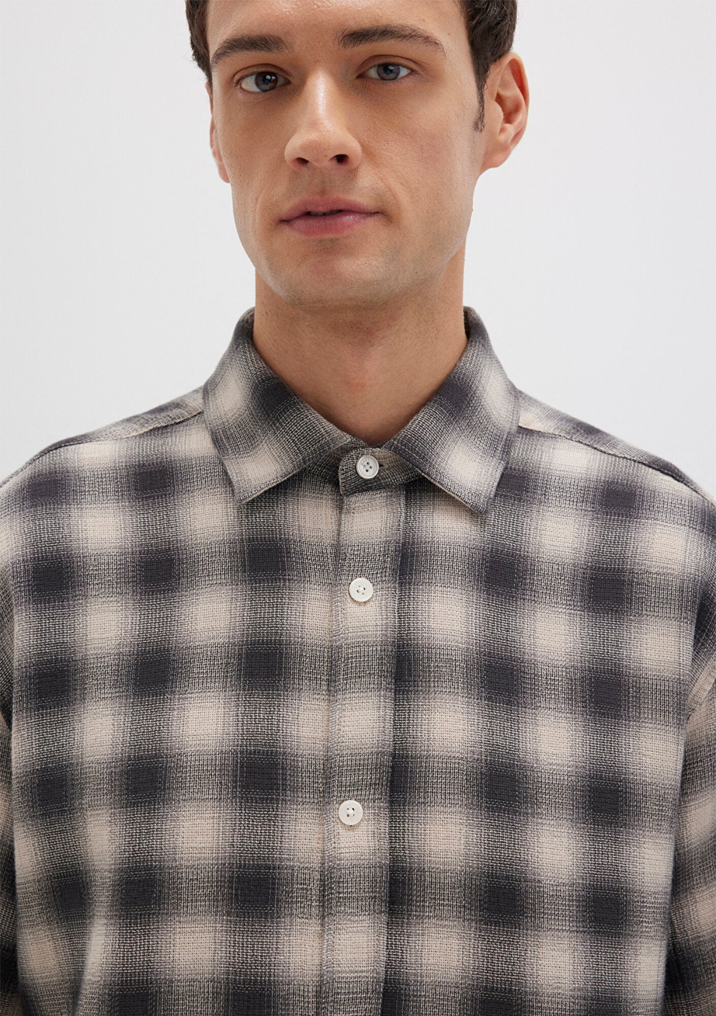 Checkered Grey Shirt