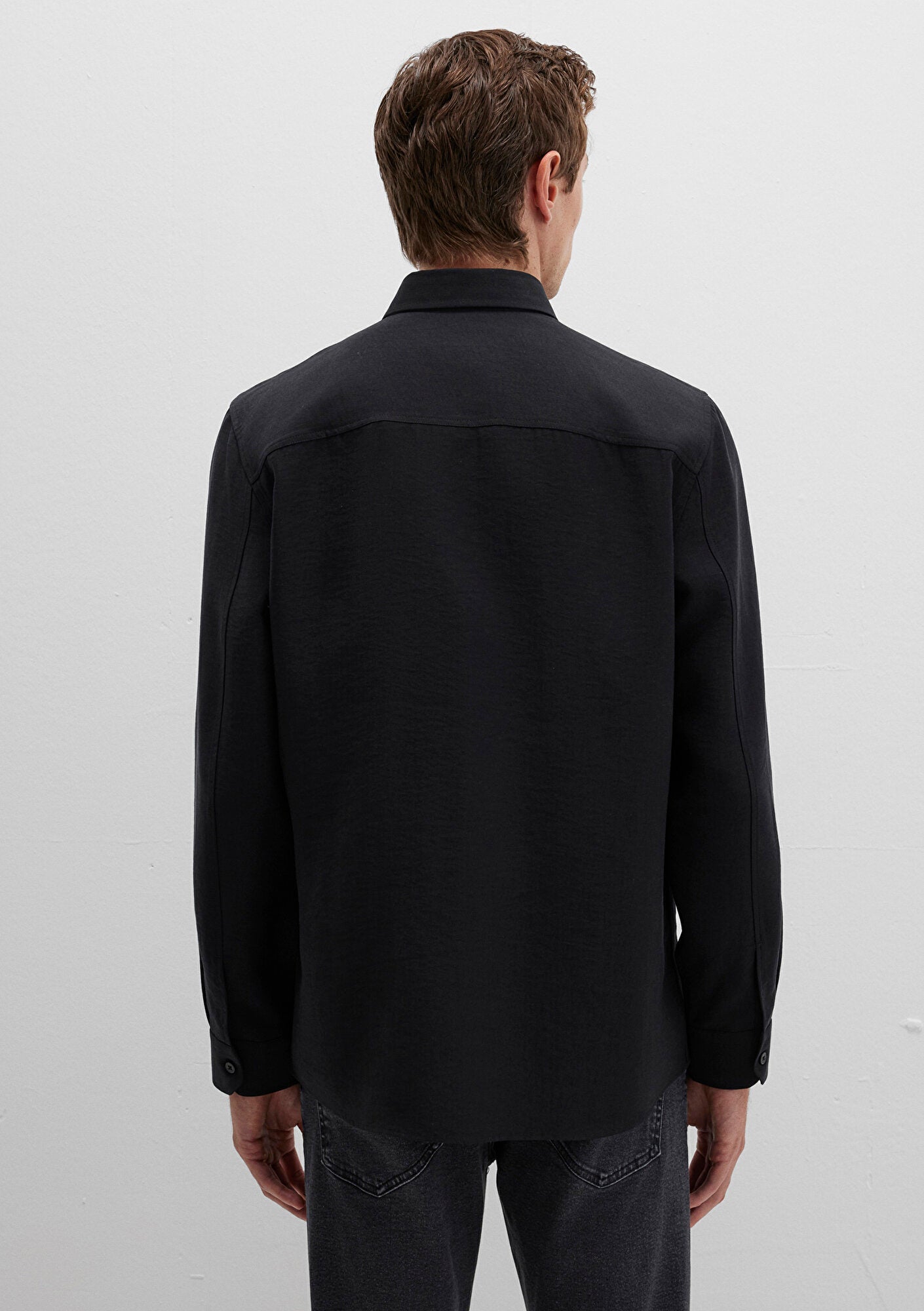Black Tencel TM Lyocell Shirt