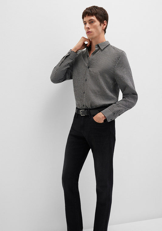 Striped Anthracite Shirt