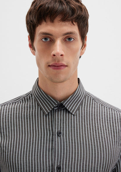 Striped Anthracite Shirt